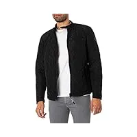 replay veste matelassée homme, veste transition sans capuche, noir (black 098), l