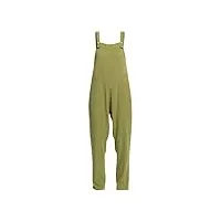 roxy beachside love - ankle length strappy jumpsuit for women - salopette longueur cheville - femme - xs - vert