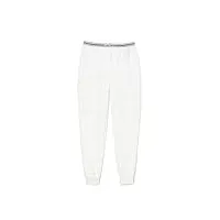 lacoste 3f1506 pantalon de pyjama, blanc, l women's
