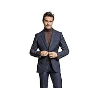 veste de costume homme coupe slim formel business bleu marine classique vendu séparément ensemble poitrine44r