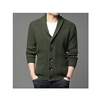 mgwye veste d'hiver en tricot torsadé for hommes manteaux décontractés vêtements for hommes coréens (color : 1-pack, size : m)