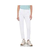 cecil b376300 pantalon en jean tapered, blanc, 28w x 30l femme