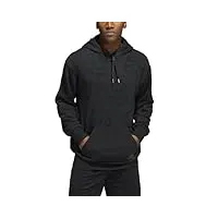 adidas men's excludive big mood pullover hoodie, black large