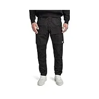 g-star raw pantalon cargo 3d regular tapered homme ,noir (dk black d23636-d384-6484), 33w / 34l