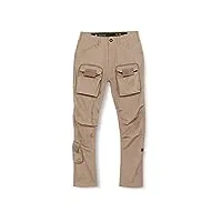 g-star raw pantalon cargo 3d regular tapered homme ,multicolore (dk black blurry camo d23636-d386-g144), 36w / 32l