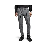 g-star raw pantalon cargo zip pocket 3d skinny homme ,gris (axis d21975-d504-5781), 32w / 30l
