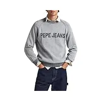 pepe jeans stepney un sweatshirt pullover, gris (grey), l homme