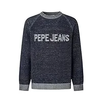 pepe jeans stepney un sweatshirt pullover, bleu (dulwich), xl homme