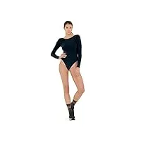 wolford shiny string black/pewter body for women