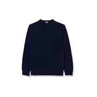 hackett london lambswool crew no lg pull-over, blue (navy), xl homme