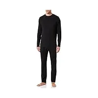 calvin klein homme ensemble pyjama l/s long, multicolore (black), s