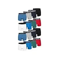 phil & co. berlin lot de 16 boxers pour homme - retropants trunks - en coton - rétro - sous-vêtements - s, m, l, xl, xxl, xxxl, mélange 1, m