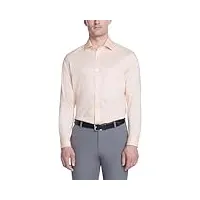 van heusen robe chemise coupe droite ultra infroissable col flexible stretch, melon, 46 cm-47 cm hals 86 cm-89 cm Ärmel homme