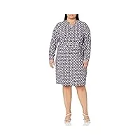 anne klein robe chemise avec fente, lavande/lavande, 3x femme