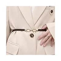 dames réglable ceintures minces maigre manteau robe taille ceinture crochet boucle ceinture (color : d, size : 1 uk)