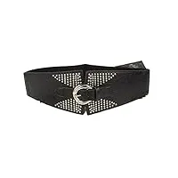 dames corset large ceinture taille Élastique punk style rivet ceinture chemise robe ceintures décoratives for femmes (color : d, size : 75 cm)