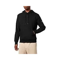 calvin klein jeans badge hoodie j30j323430 sweat à capuche, noir (ck black), m homme