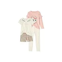 vertbaudetlot pyjama + pyjashort bohème fillevieux rose14a