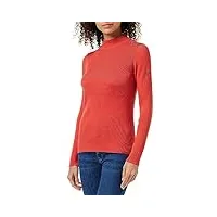 armor lux femme combourg pull-over, col montant, garance, l eu