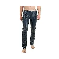 bockle® 60tis stretch dark blue pantalon en cuir home, size: 31w / 32l
