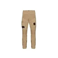 aeronautica militare pantalon anti-g flèches tricolor pa1387ct pour homme, cargo, bermuda, sweat, 57491 sable, s