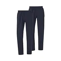 jan vanderstorm homme lot de 2 pantalon de jogging narve bleu foncé 5xl (xxxxxl) - 72/74