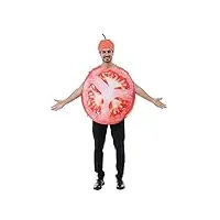 snailify costume de nourriture de fruits de tomate unisexe adulte robe drôle tenues de fête d'halloween pour homme femmes