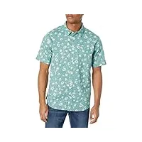 quiksilver men's button up woven top, reef waters future hippy 234