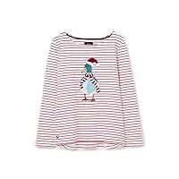joules harbour luxe long sleeve jersey top