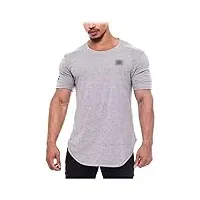 xnhafw gilet d'été pour homme t-shirt pour homme de marque fitness bodybuilding chemise sans manches gilet de fitness en coton débardeur de musculation (couleur : gris, taille : code m)