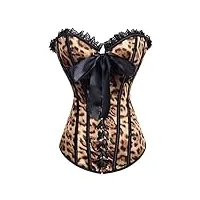 n/a corset tops lace up steampunk corsets et bustier femme corselet corset satin corset top (color : a, size : s code)