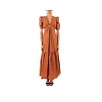 twinset robe femme marron, marron, 40