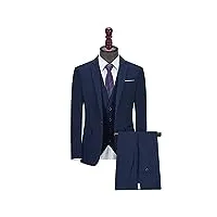 dshgdjf vestes de costume for hommes costume for hommes costume trois pièces costume d'affaires mince (color : b, size : 4xl code)