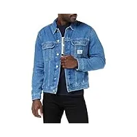 calvin klein jeans regular 90' jacket j30j324972 vestes en jean, denim (denim medium), s homme