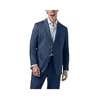 pierre cardin veste de costume futureflex pc-michel-3, bleu nuit, 50