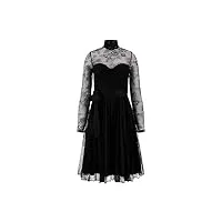 marciano by guess robe longue élégante mei lace 3rgk596169a, noir , 36