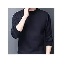 dshgdjf Épais autum tricot pull o cou chandail tricoté hommes hiver casual jumper hommes vêtements (color : a, size : xl code)
