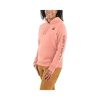 carhartt clarksburg graphic sleeve pullover sweatshirt pour femme, sun bloom, 2x