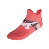 mizuno drylite race mid chaussettes, corail (sunkissed coral), m mixte