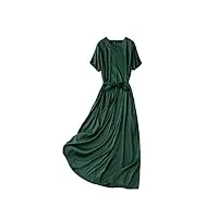 dbfbdtu robe d'été pour femme avec col en v, en8, taille unique