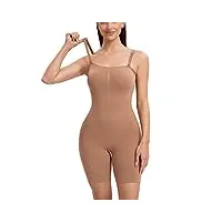 femmes full body shaper ventre contrôle shapewear avec façonner pantalon taille formateur corset body lingerie