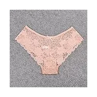 dshgdjf mesdames full lace culottes lingerie ladies soft lace bikini briefs (color : a, size : m code)