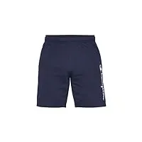 champion legacy icons pants logo pro-jersey bermuda shorts, bleu marine, m homme