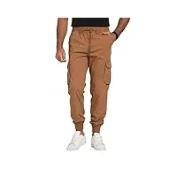 jp 1880 pantalon cargo flexnamic-nombreuses poches-coupe moderne, caramel, 5xl homme
