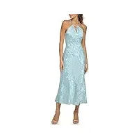 guess gdsp5157-lqu-14 robe de cocktail, light aqua, 44 femme