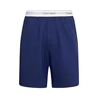 calvin klein pantalon de pyjama court homme, bleu (blue shadow), xl