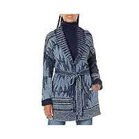 lucky brand cardigan lucky heritage pour femme, combo denim, taille xl