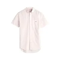 gant poplin gingham shirt chemise reg popeline vichy ss, light pink, xxxl homme