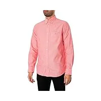 gant reg oxford shirt, chemise reg oxford homme, sunset pink,