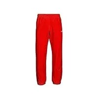 sergio tacchini - carson 021 slim pant - pantalon de survêtement - rouge brique - taille m
